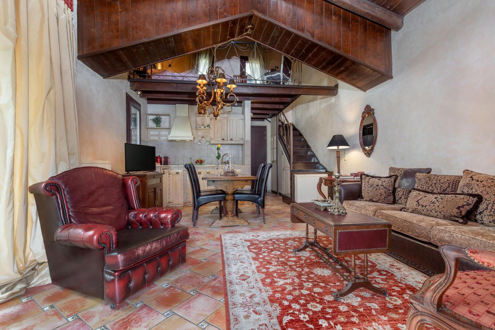 Ostra Menalon Luxury Suites Kardharás Oda fotoğraf